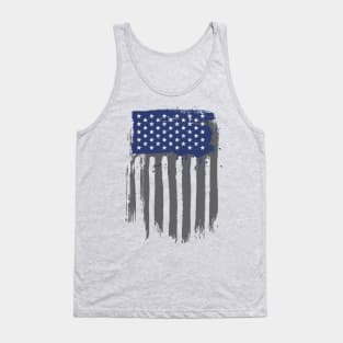 Painted American Flag Tank Top